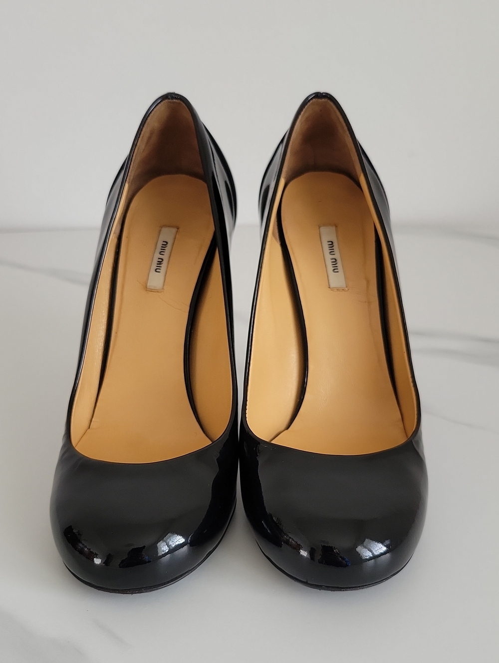 Miu Miu Black Patent High Heel Pumps - Picture 2 of 16